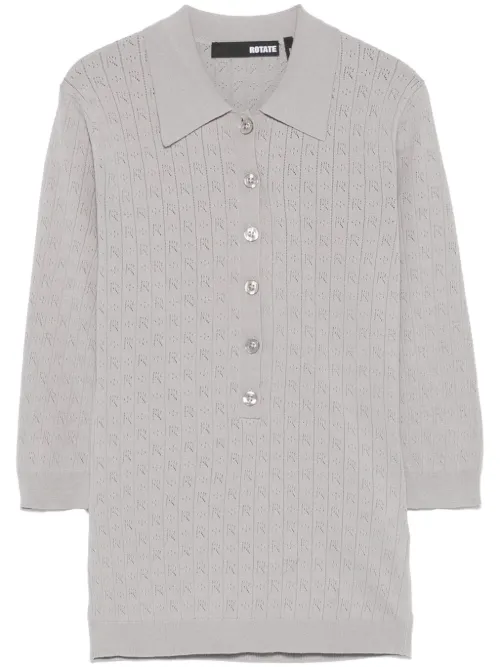 Polo en maille pointelle - ROTATE BIRGER CHRISTENSEN - Modalova