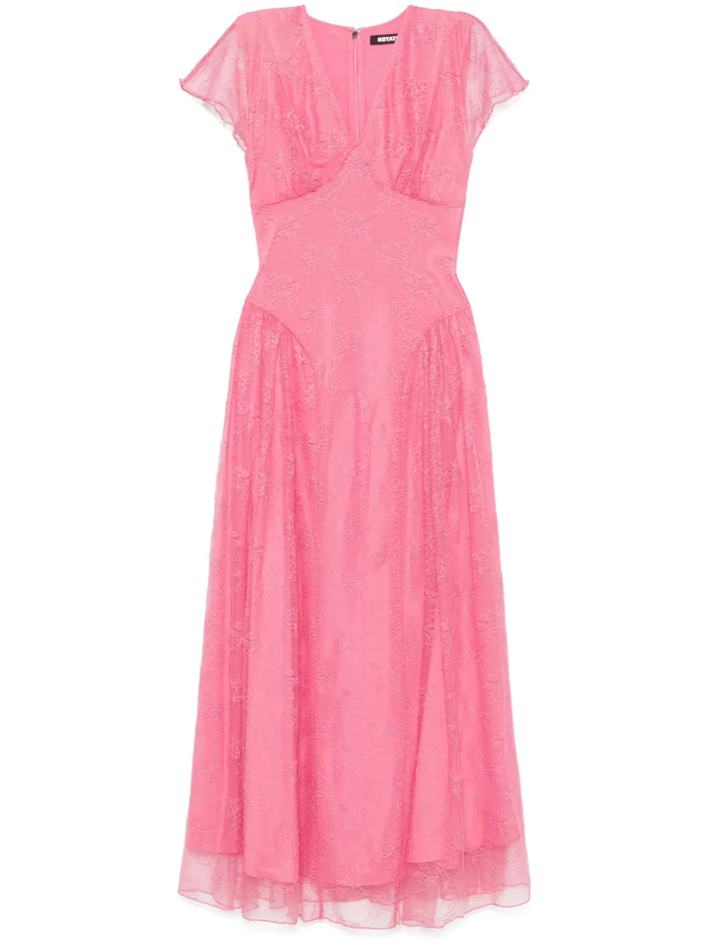 ROTATE BIRGER CHRISTENSEN vestido largo con encaje | rosado | Image 1