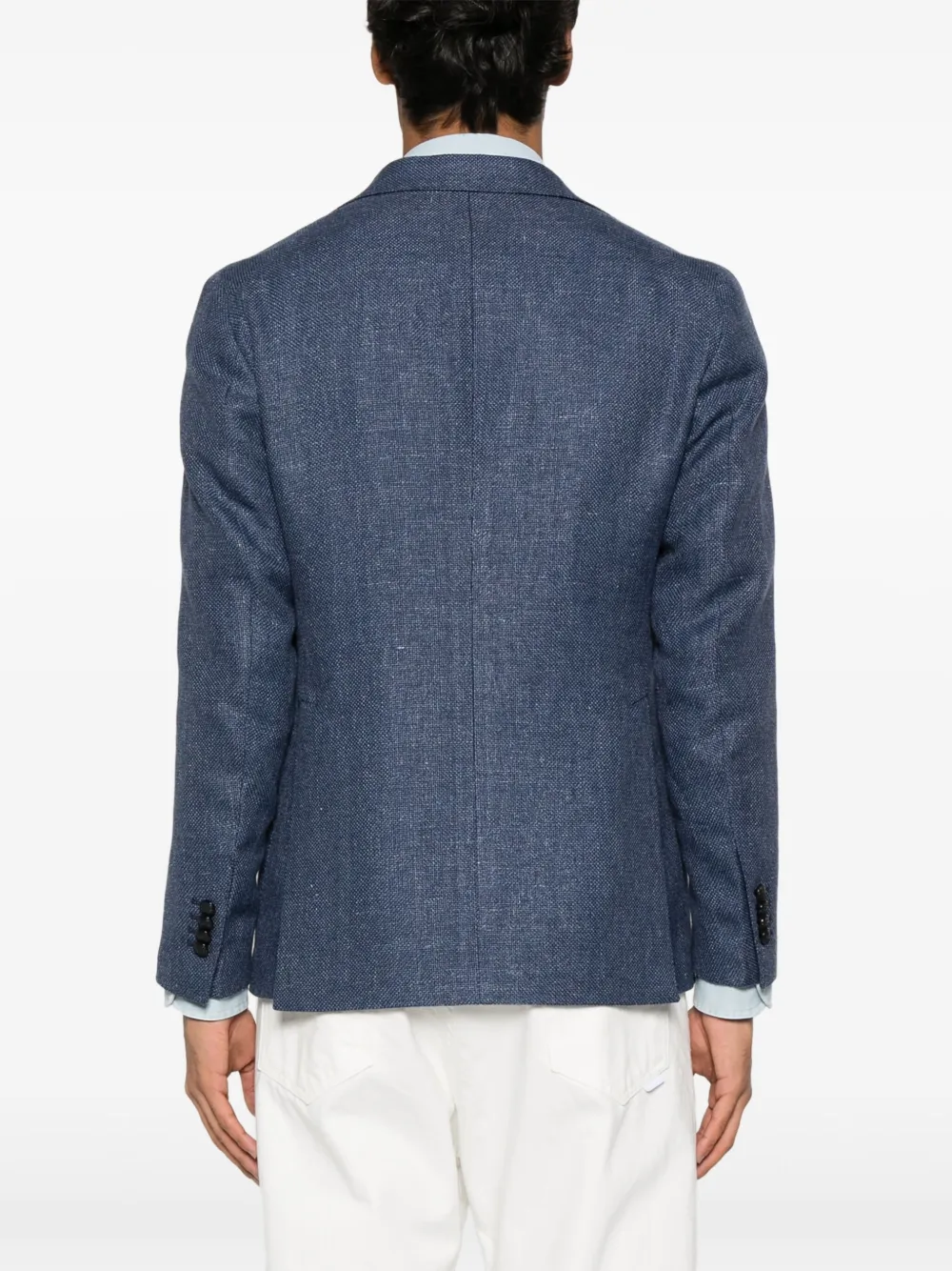 Tagliatore Blazer met enkele rij knopen Blauw