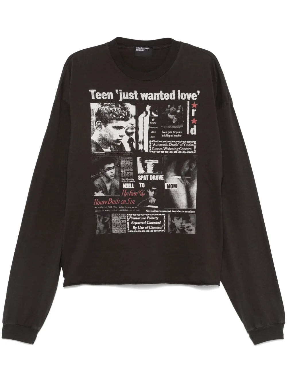 Enfants Riches Déprimés T-shirt met grafische print Zwart