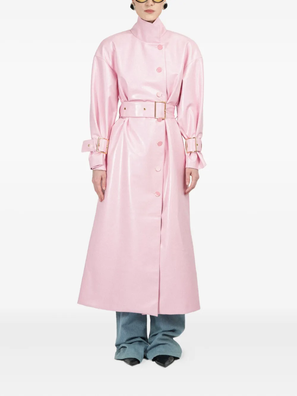 ROWEN ROSE BELTED TRENCH COAT