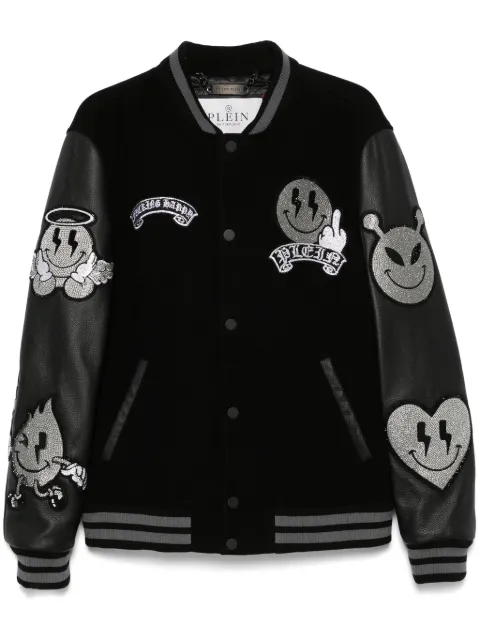 Philipp Plein smile-motif jacket