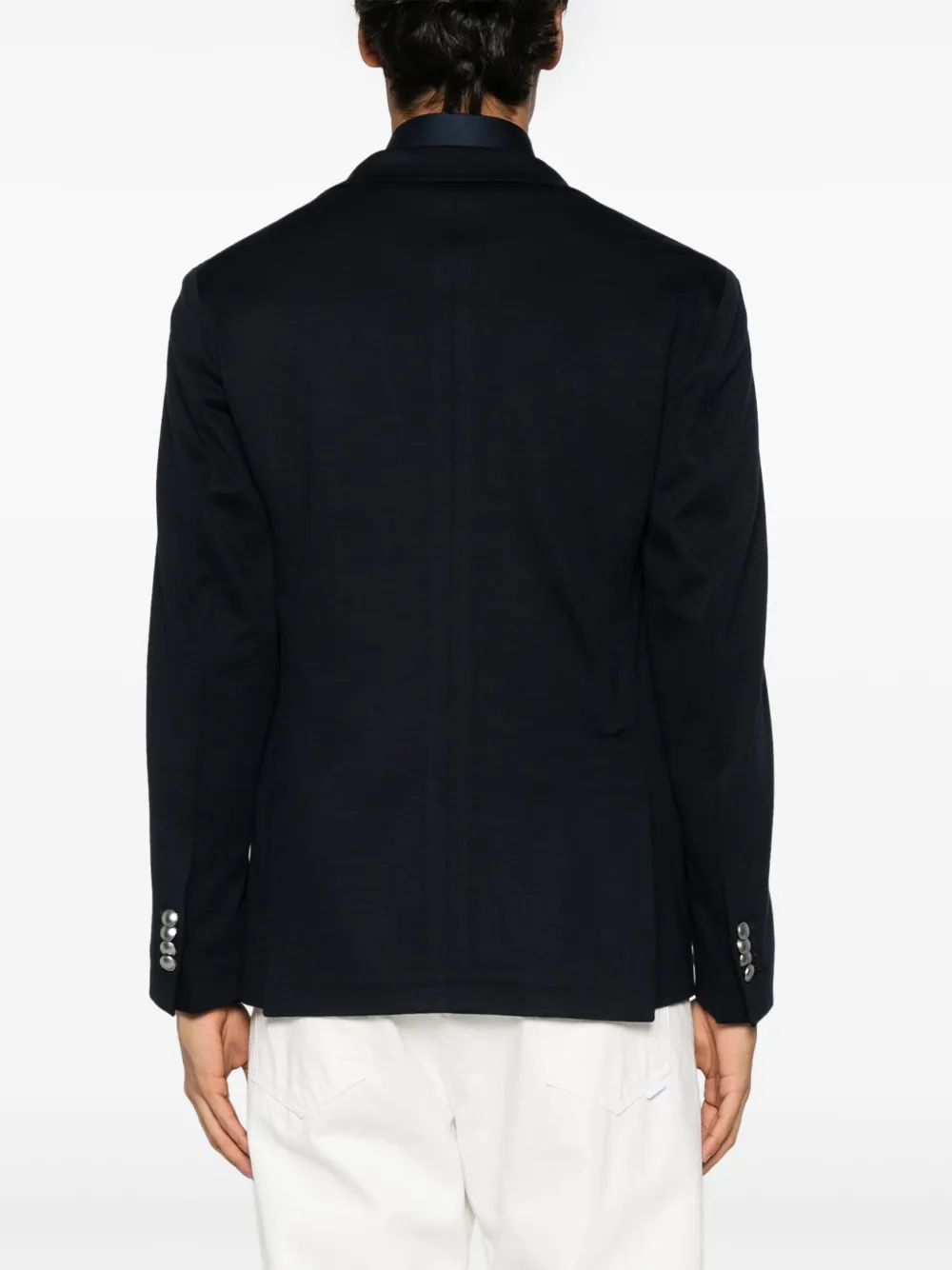 Tagliatore Gebreide blazer Blauw
