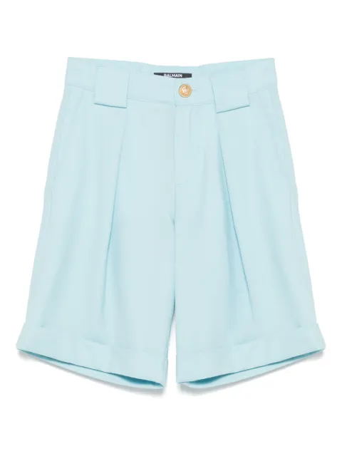 Balmain Kids pleated shorts