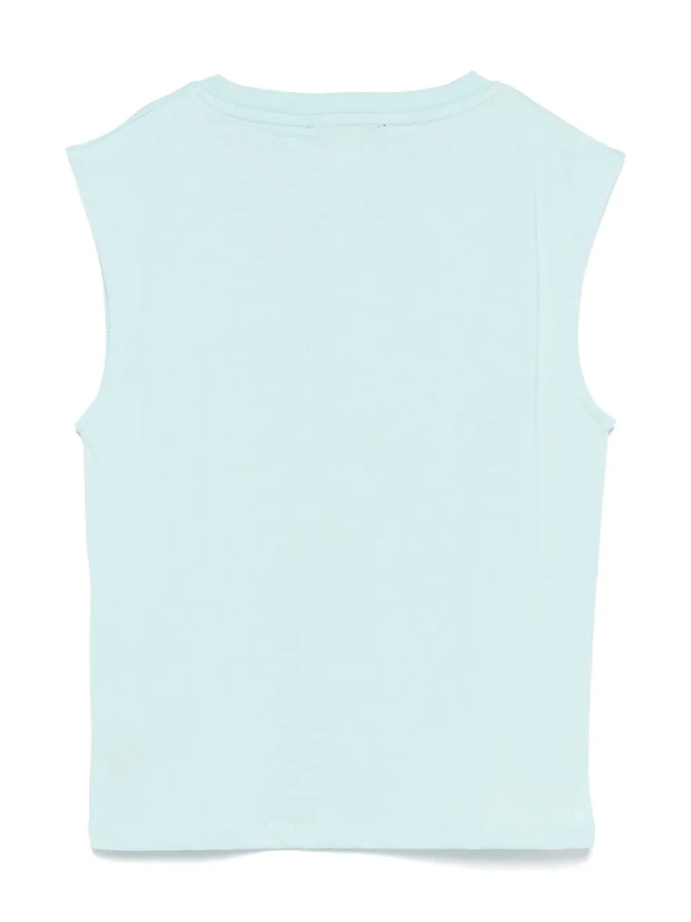 Balmain Kids T-shirt met logoprint - Blauw