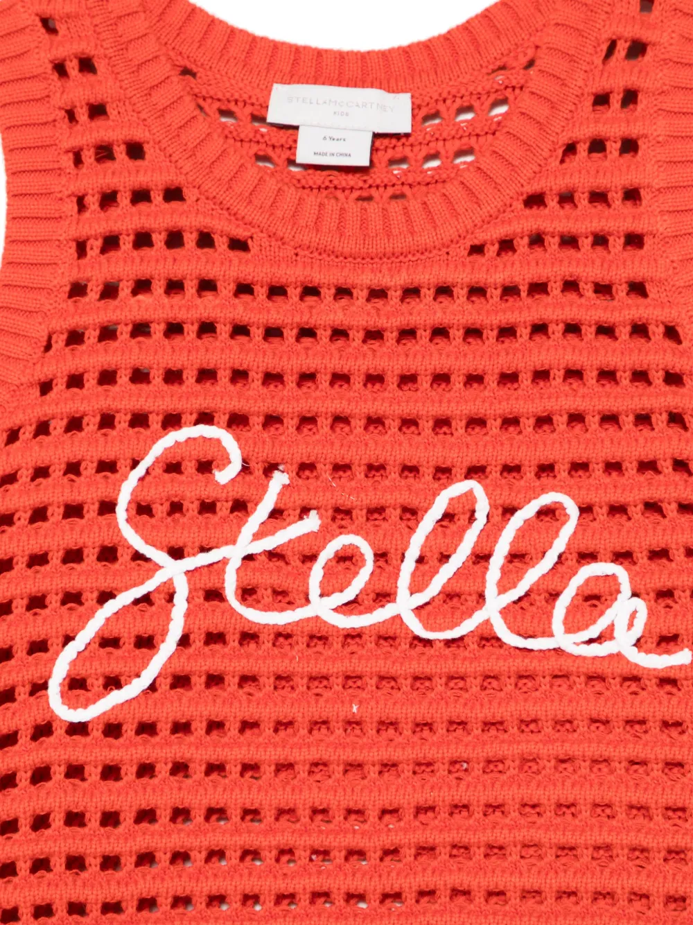 Stella McCartney Kids Oberteil mit Lochstrickmuster | Tops | Image 3