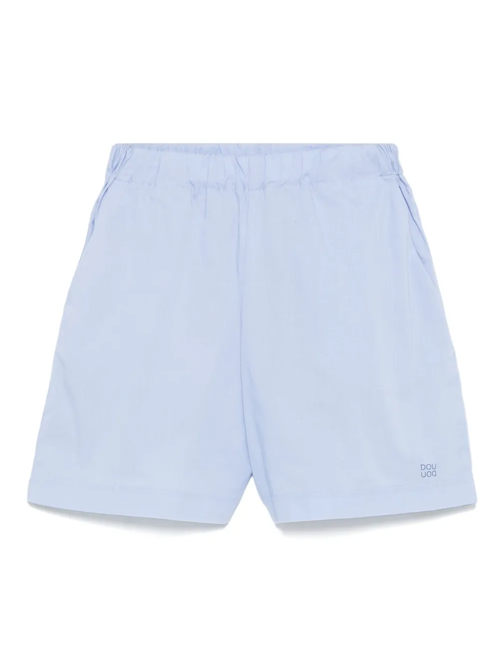 Douuod Kids Shorts met logoprint Blauw