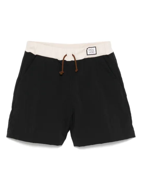 Douuod Kids logo-patch shorts