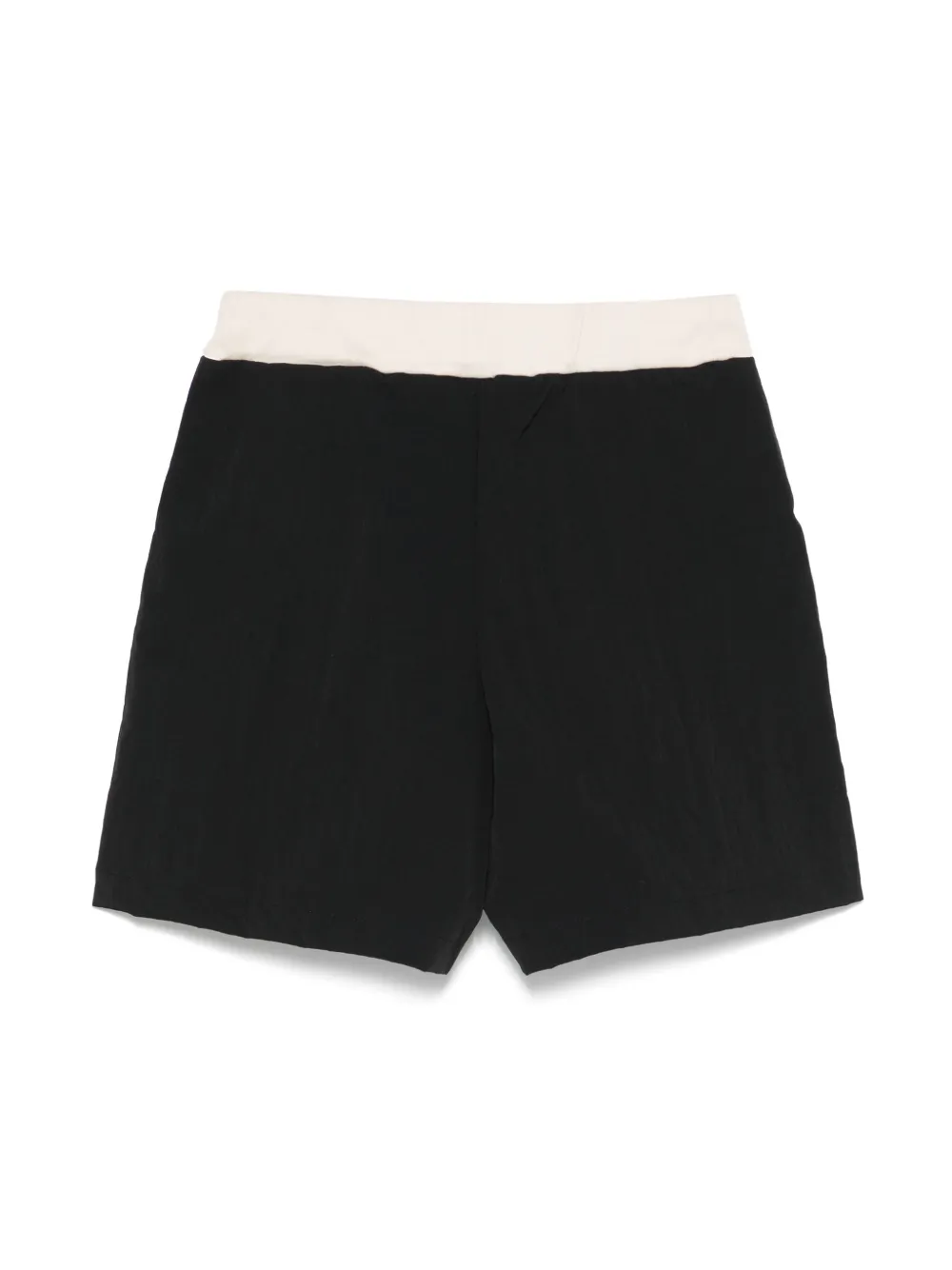 Douuod Kids logo-patch shorts - Zwart