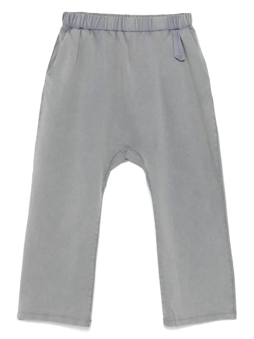 Douuod Kids logo-patch track pants | Grey | Image 1