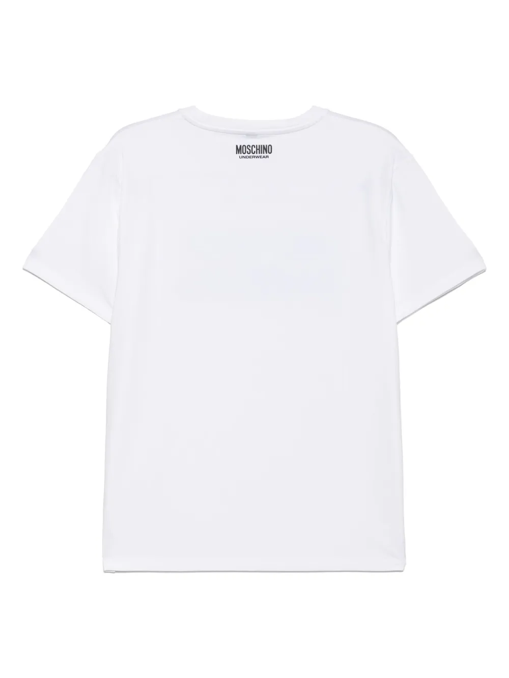 Moschino T-shirt met tekst - Wit