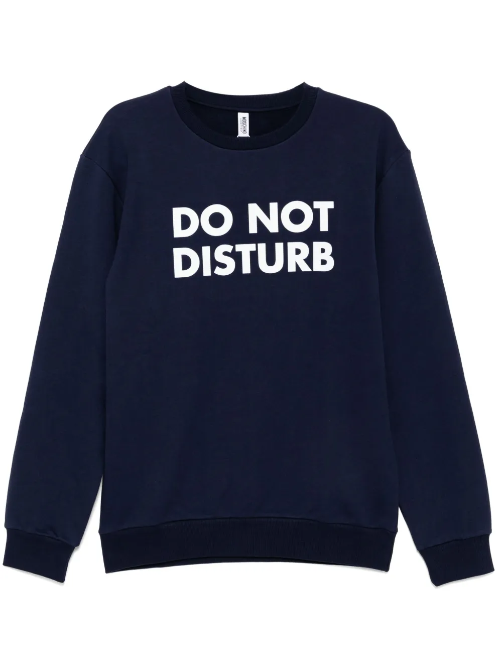 Moschino Sweater met tekst Blauw