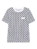 Moschino logo-patch T-shirt - White
