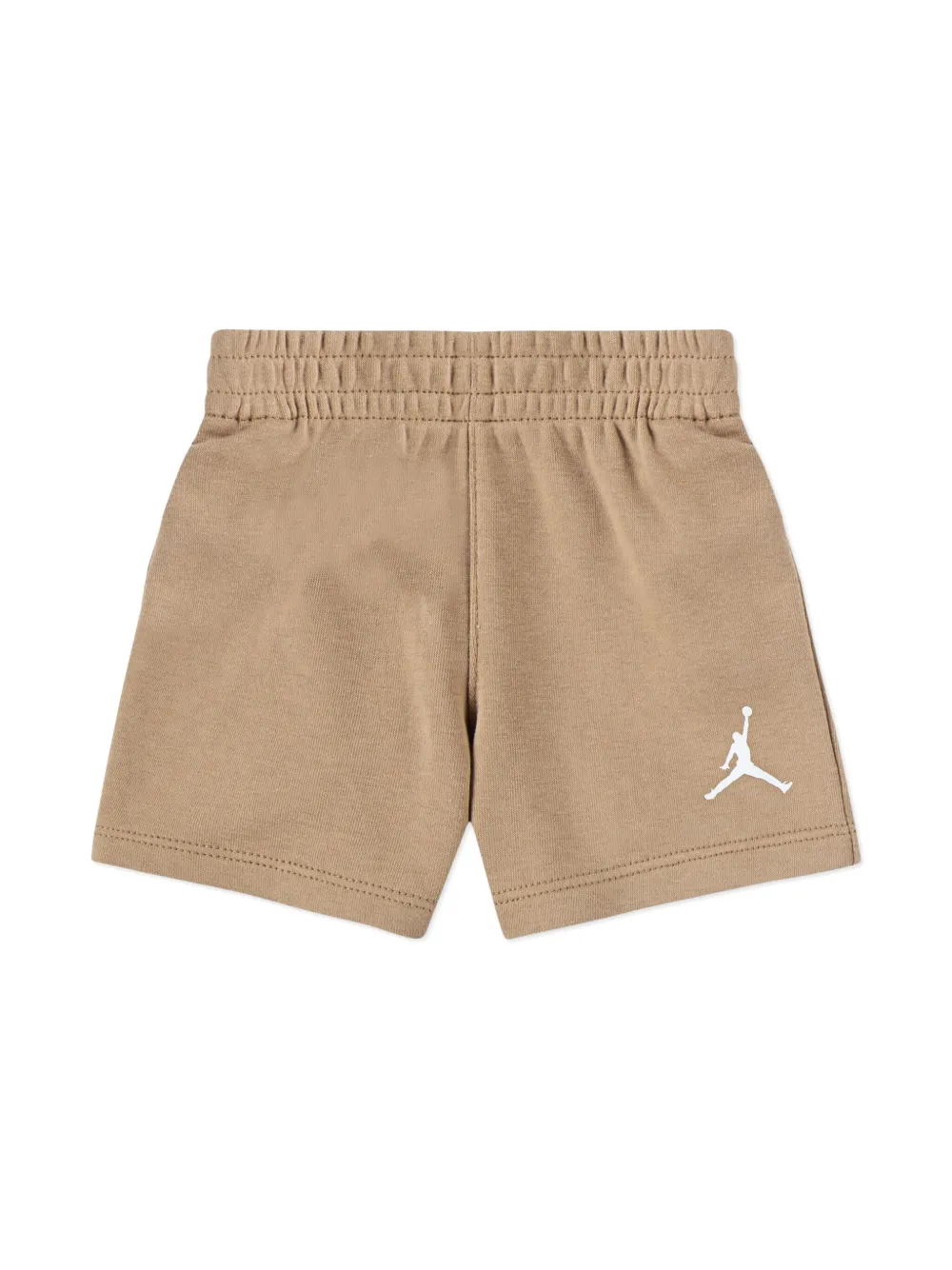 Jordan Kids T-shirt en shorts met logo Bruin