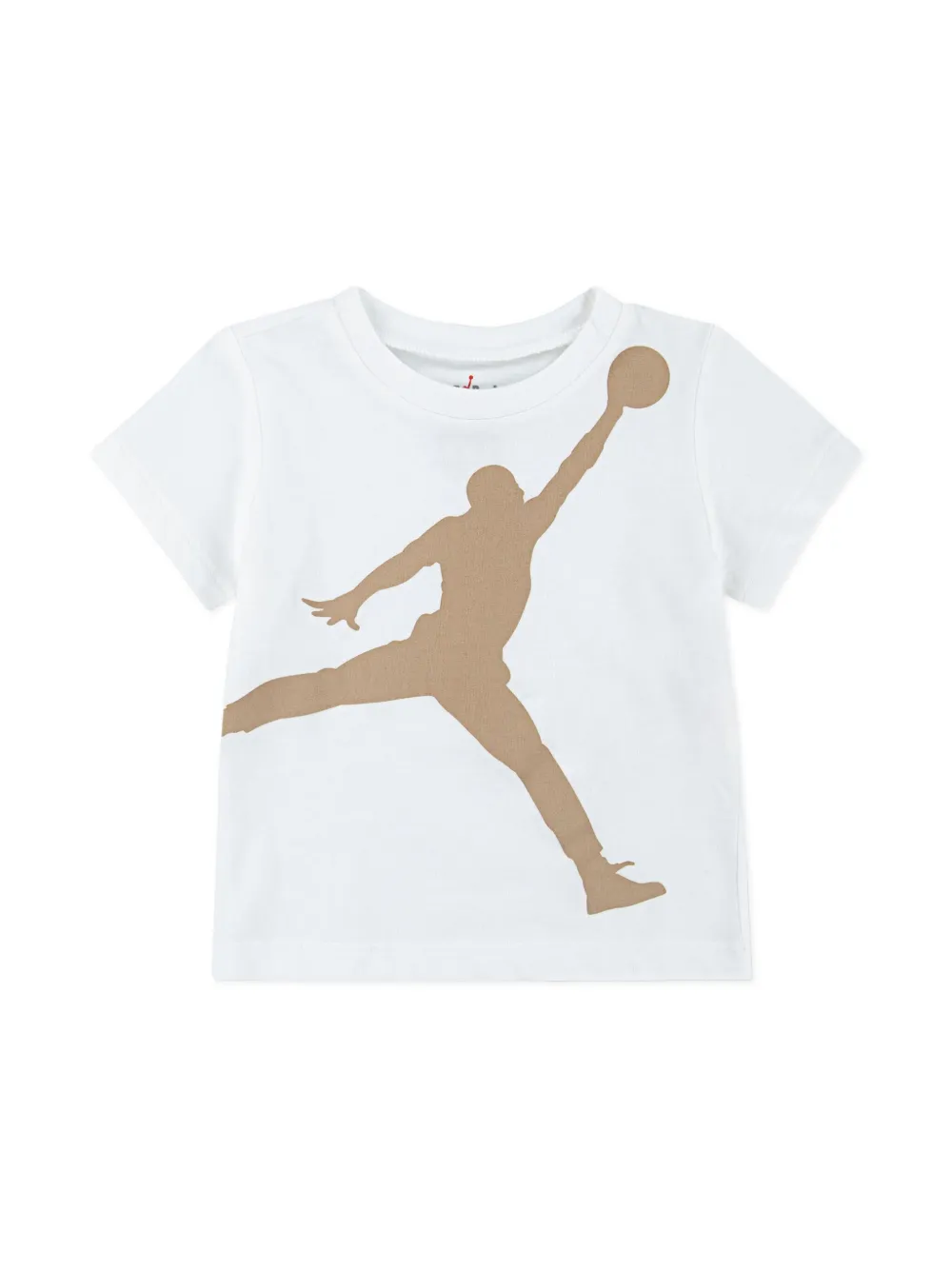 Jordan Kids T-shirt en shorts met logo Bruin