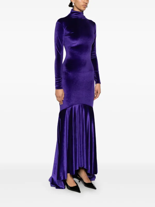 chinese dress ladies Sequin Velvet Mermaid Gown | Luxe Formal Evening Dress