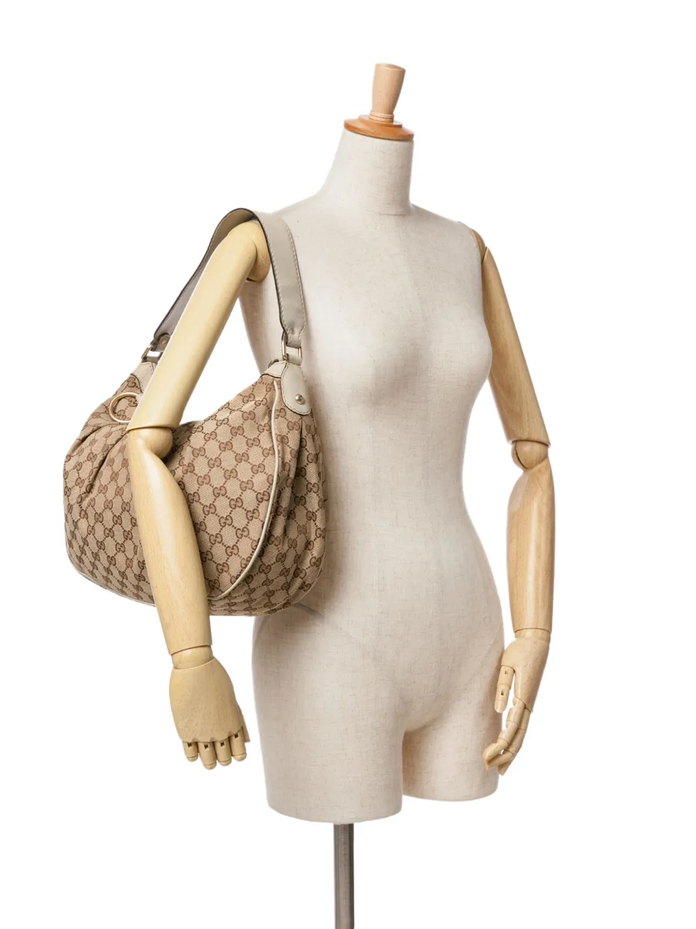 Gucci Pre-Owned 2000-2015 GG Canvas Sukey schoudertas - Bruin