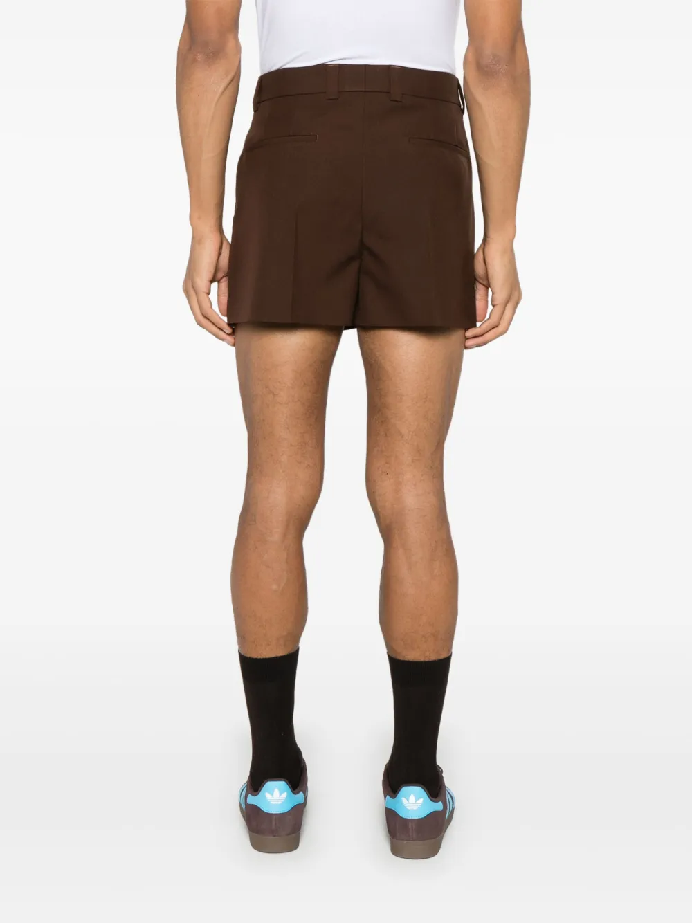 Gucci Twill wollen shorts Bruin