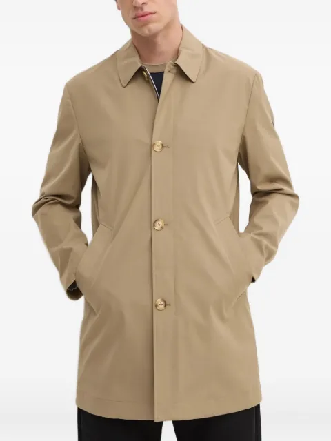 LIU JO logo-plaque buttoned coat