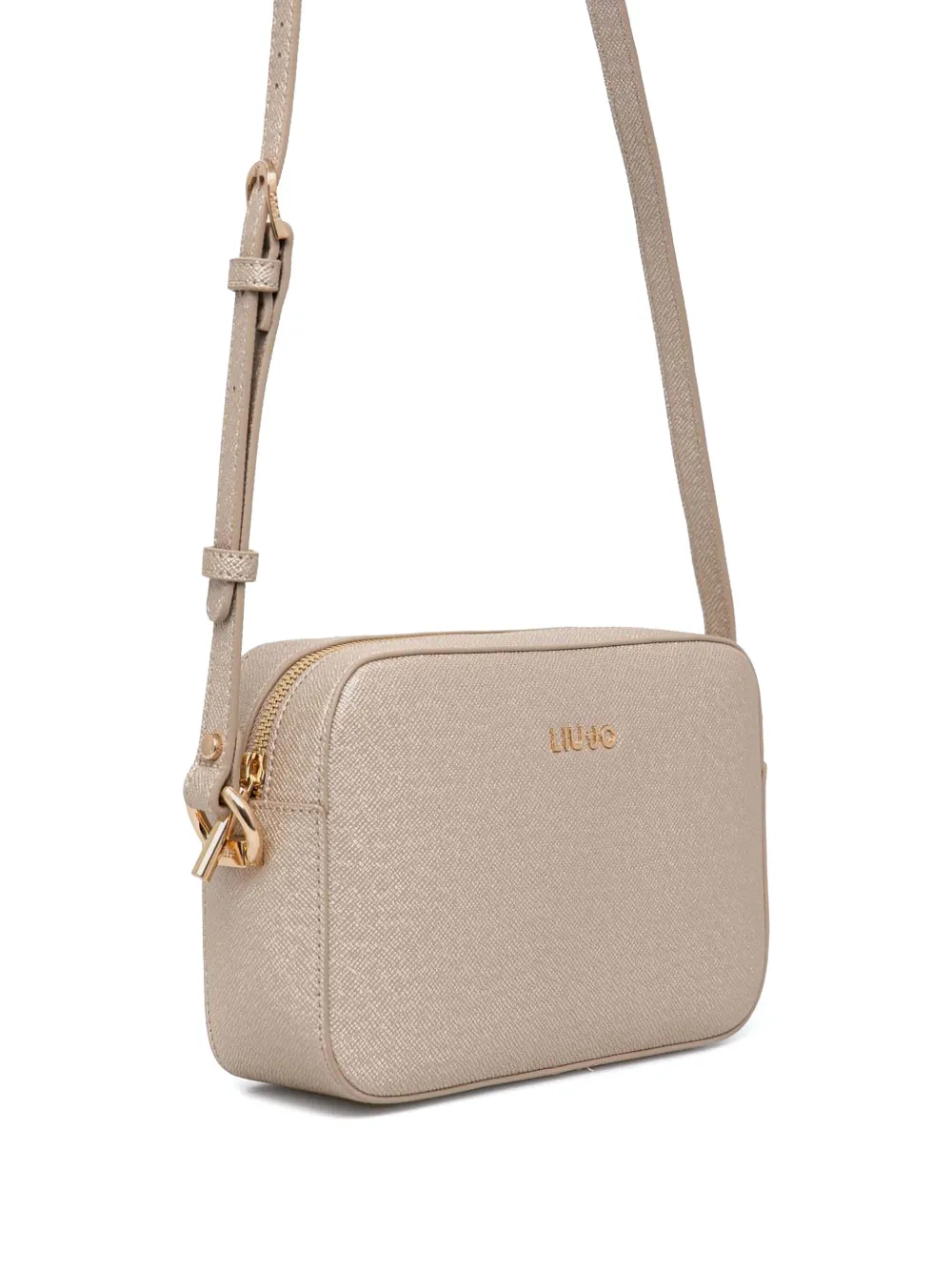 LIU JO logo-lettering cross body bag - Beige