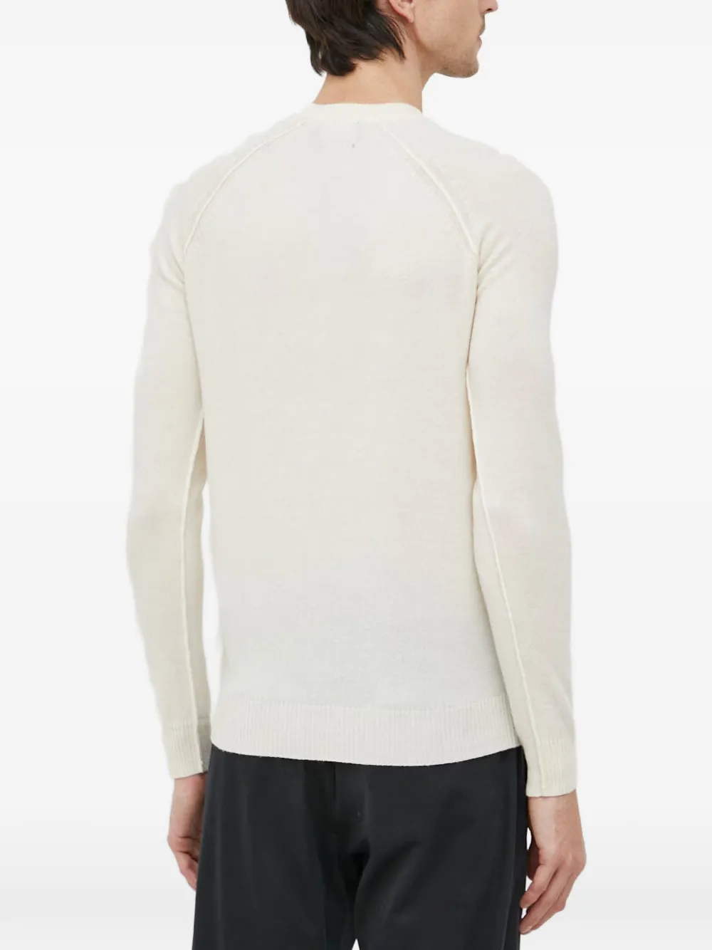 LIU JO Kasjmier-wolblend trui met raglan mouwen Wit
