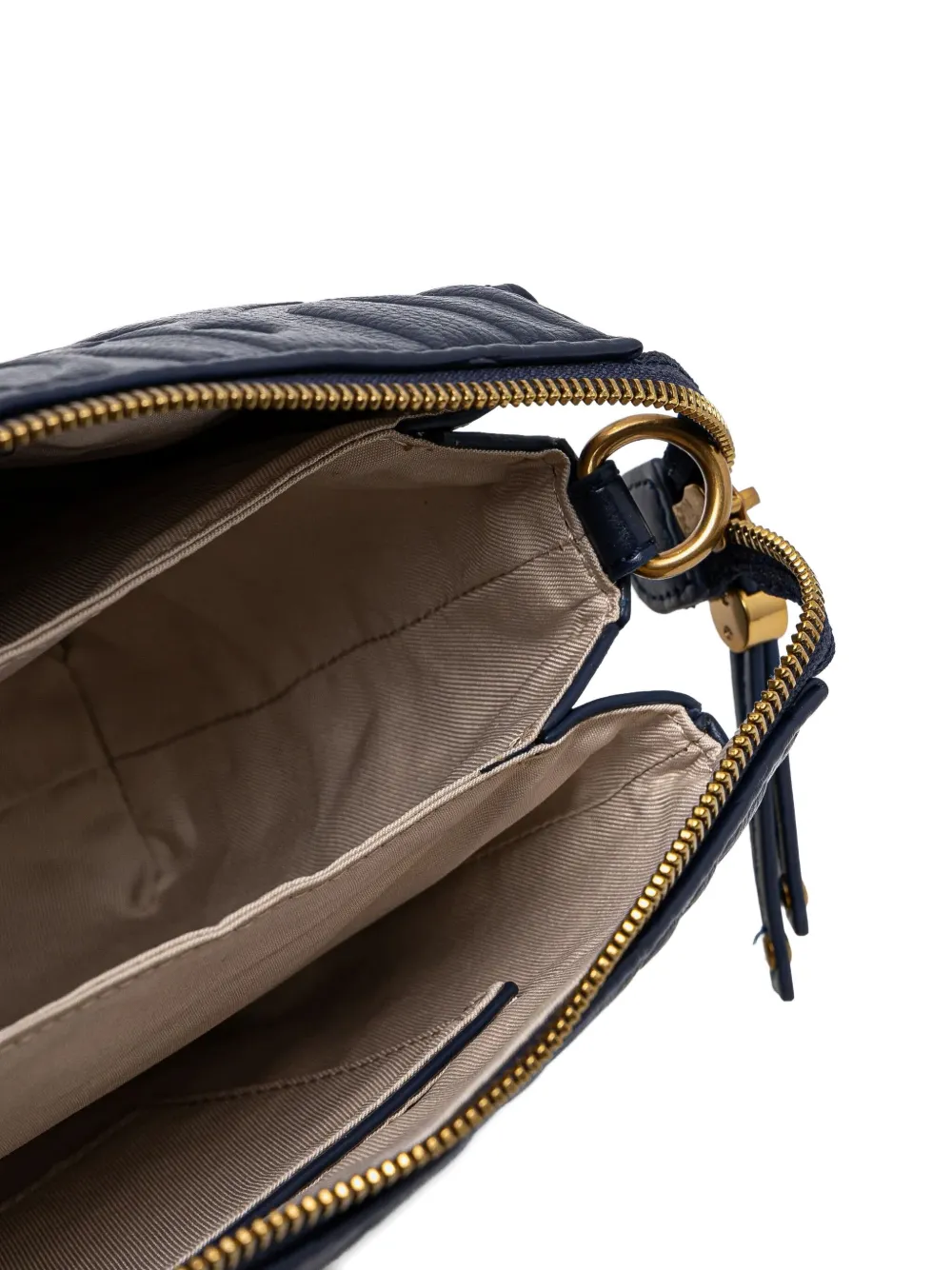 LIU JO Crossbodytas met logo-reliëf Blauw