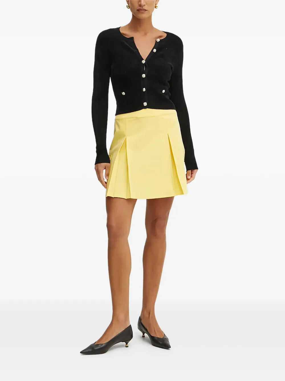 LIU JO pleated skirt | Yellow | Image 1