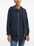 LIU JO zip-fastening hoodie - Blue