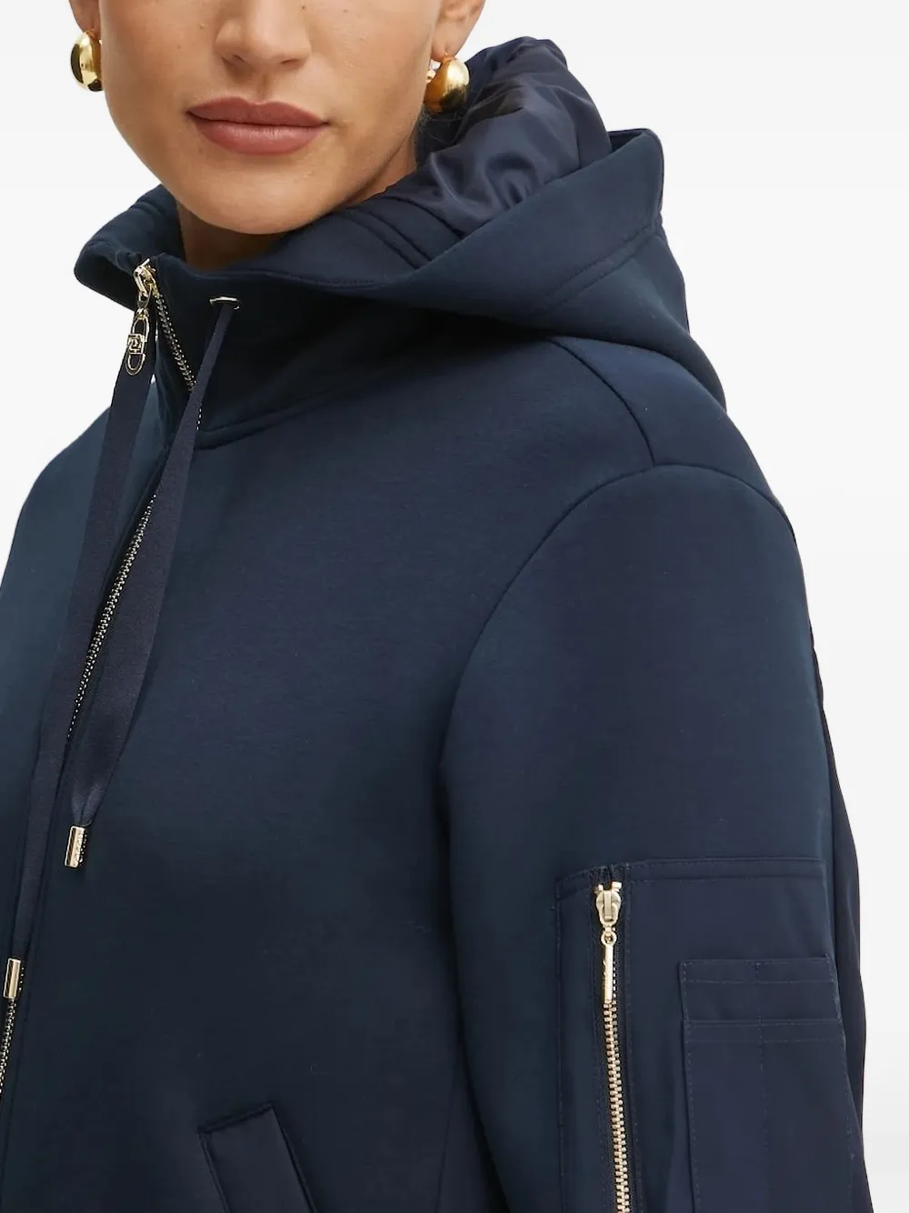 LIU JO Hoodie met rits Blauw