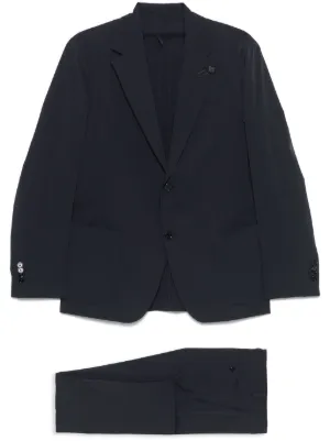 Lardini ウールスーツ | ブルー | FARFETCH JP