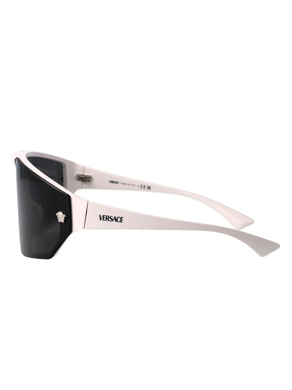 Versace Eyewear Zonnebril met oversized montuur Wit