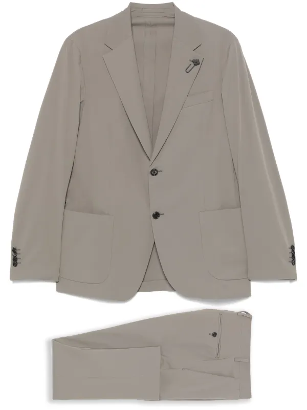 Lardini シングルスーツ | グレー | FARFETCH JP
