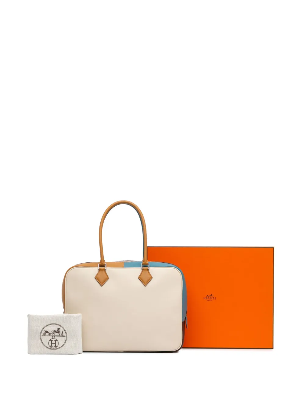 Hermès Pre-Owned 2013 Swift Arlequin Plume 32 handtas - Bruin