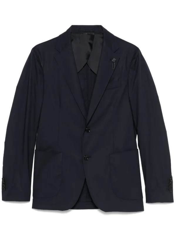 Lardini シングルジャケット | ブルー | FARFETCH JP