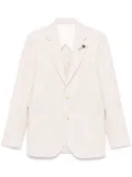 Lardini checked blazer - White