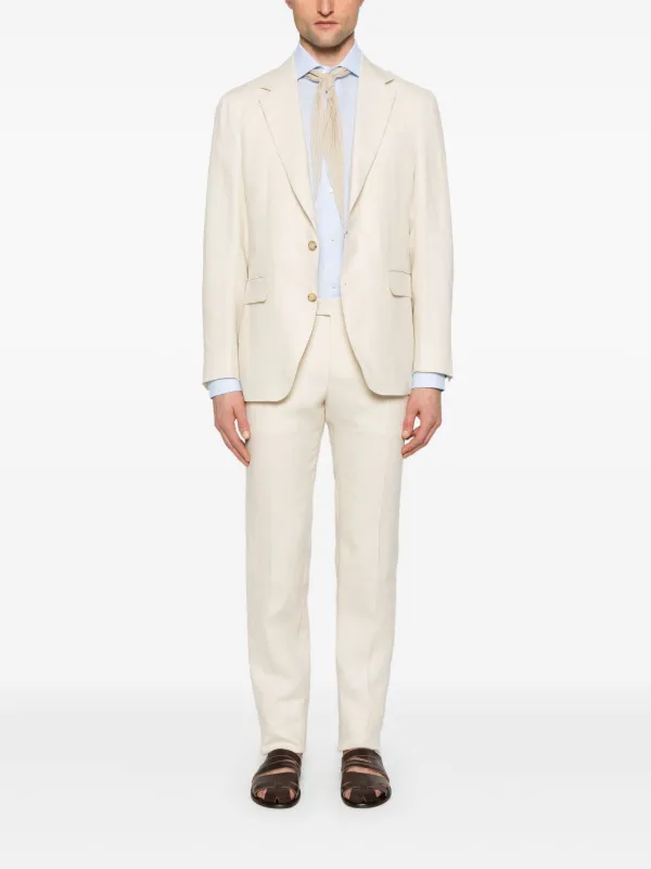 Barba リネンシャツ | ブルー | FARFETCH JP