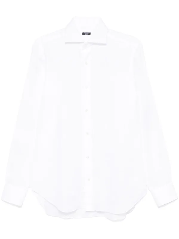 BARBA ホワイト シャツ 白 バルバ フライ リネン 他 今年の夏こそ白いシャツ - BARBA・Salvatore Piccolo - | STRASBURGO
