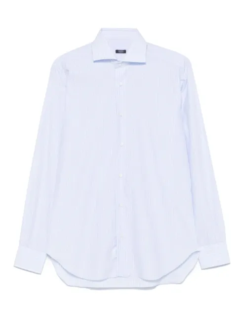 Barba camisa con cuadros estampados