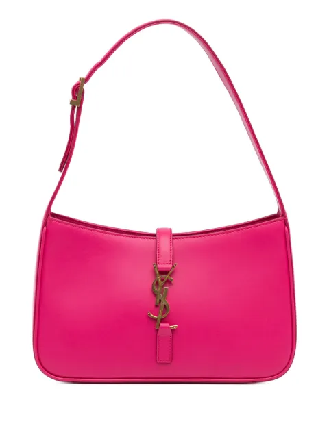 Saint Laurent Pre-Owned 2022 Leather Le 5 a 7 shoulder bag
