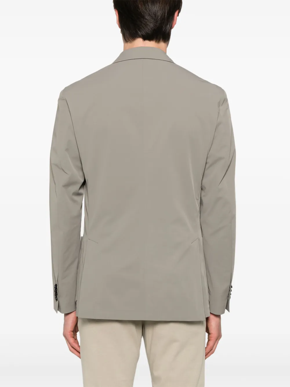Lardini Blazer met enkele rij knopen Grijs