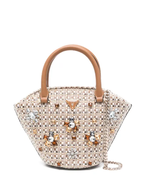 GUESS USA crystal-embellished tote bag