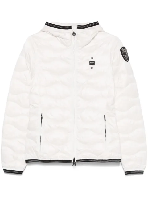Blauer logo-patch puffer jacket