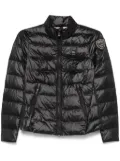 Blauer logo-patch puffer jacket - Black