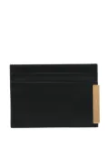 Moschino logo-plaque cardholder - Black
