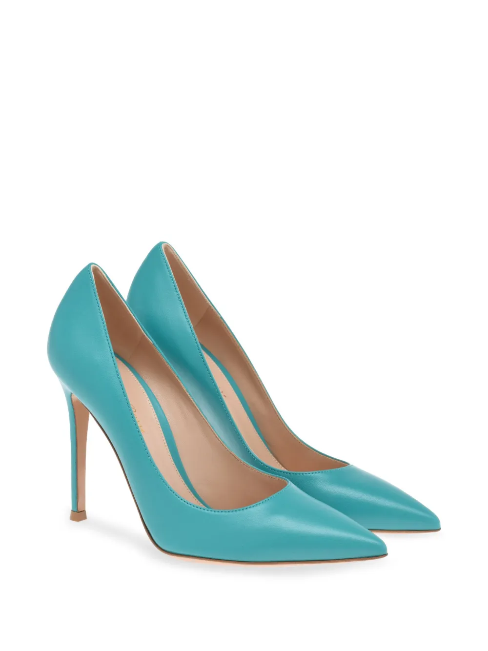 Gianvito Rossi Leren pumps Blauw