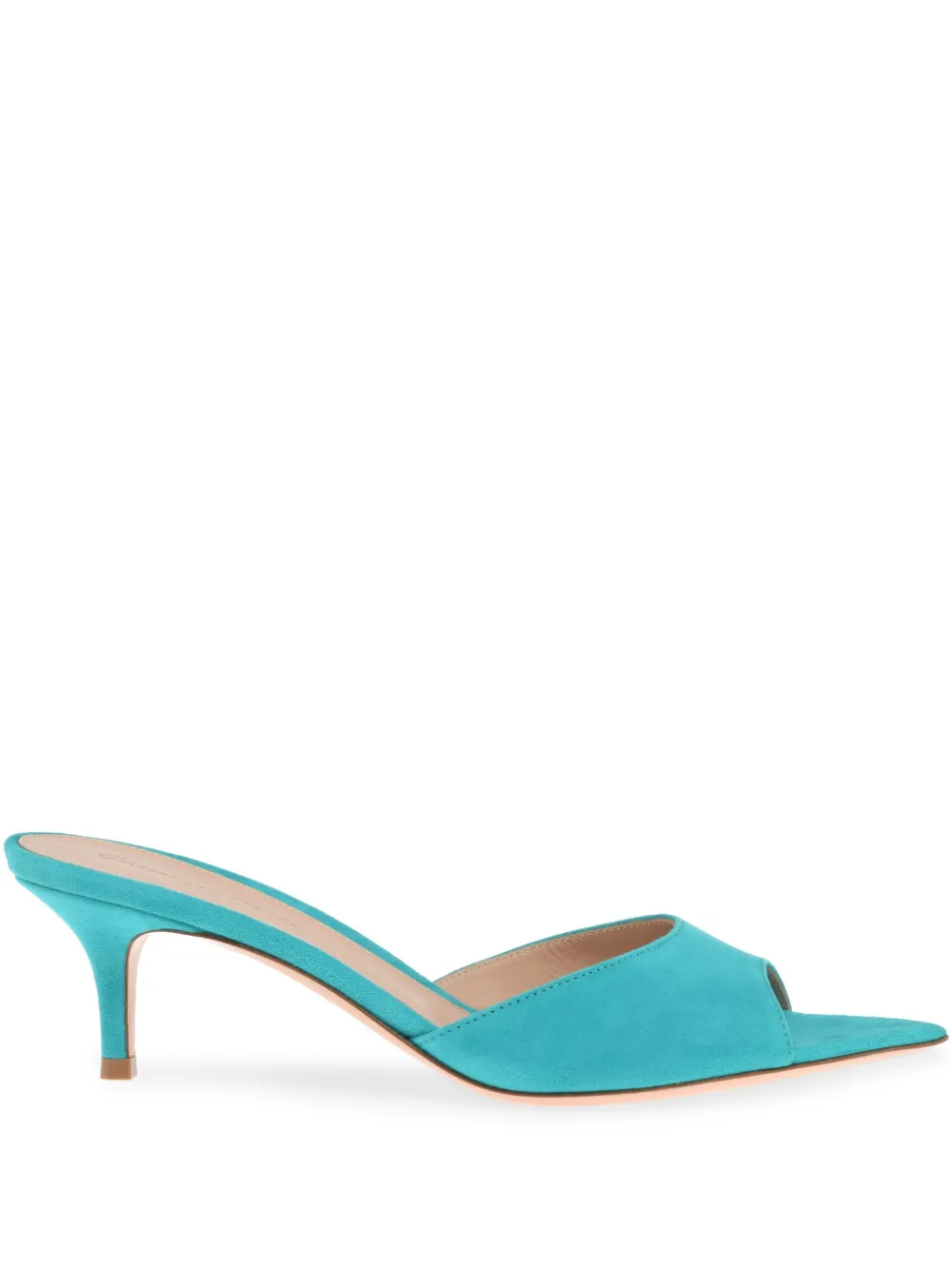 Gianvito Rossi Elle 85 mm muiltjes Blauw