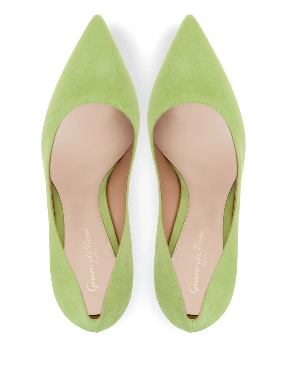 Gianvito Rossi 105mm leather pumps Green