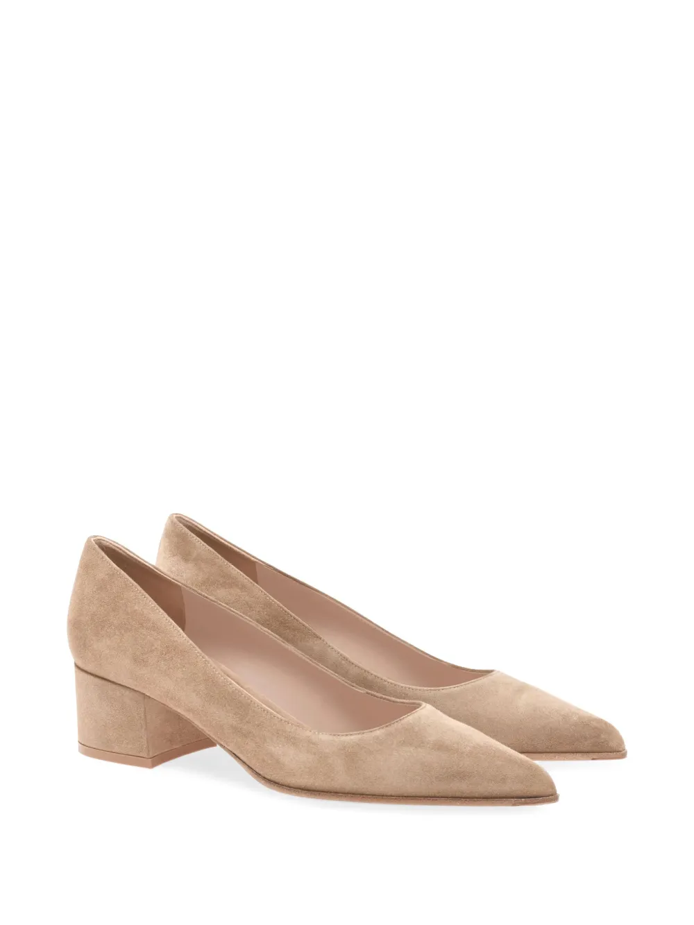 Gianvito Rossi 45 mm Piper pumps Beige