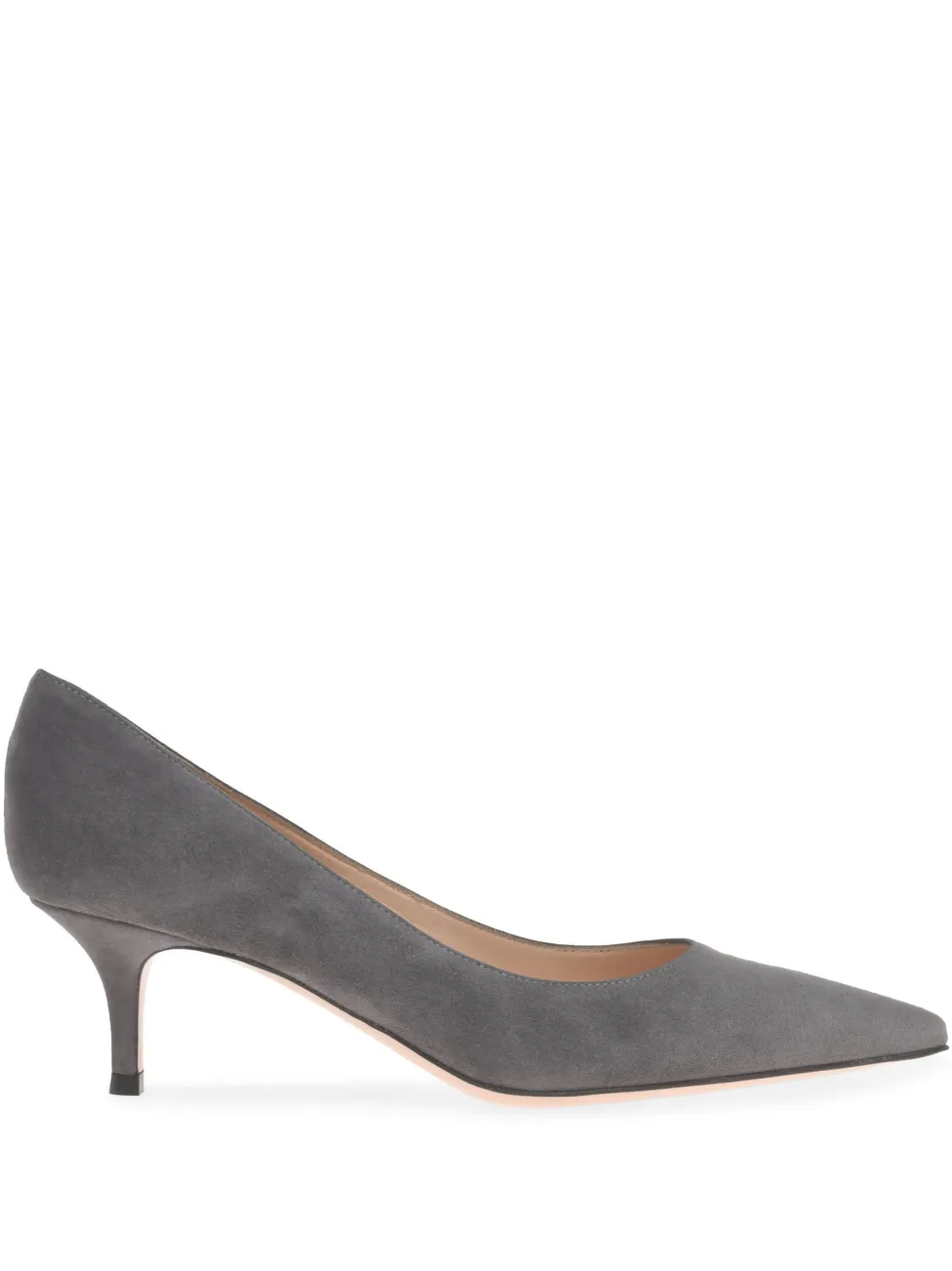 Gianvito Rossi 55mm leather pumps Grey