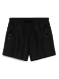 Moschino zip fastening pockets swim shorts - Black